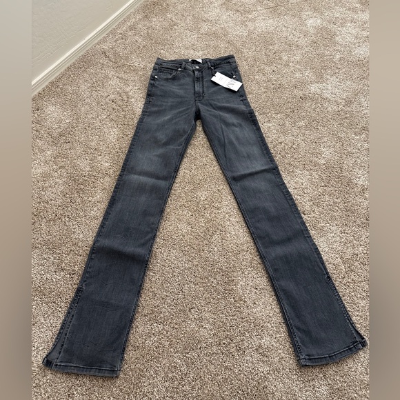 Zara Denim - NWT Zara Gray Jeans with slid